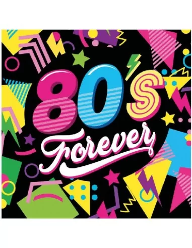 20 Servietten 33cm -80's Forever-