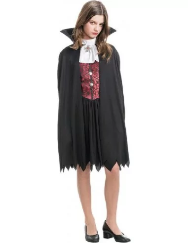 Déguisement Vampiresse Theodora - Robe Avec Cape