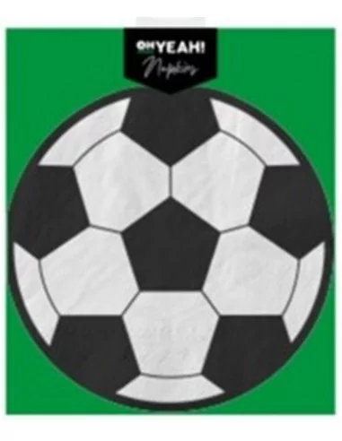 20 Serviettes double-faces 33cm Football