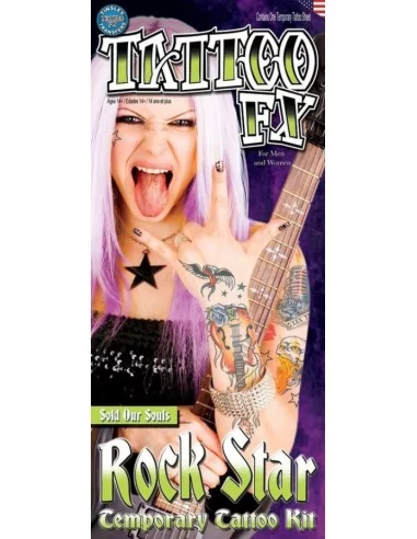 Tatouage de personnage FX Rock Star