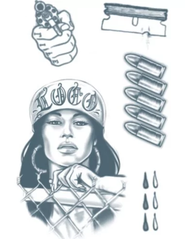 Tatouage de personnage FX Thug