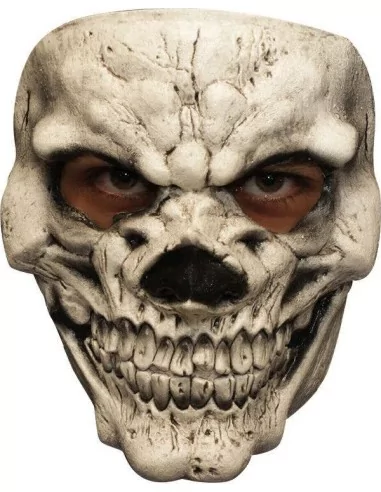 Masque partiel Skull 3 White