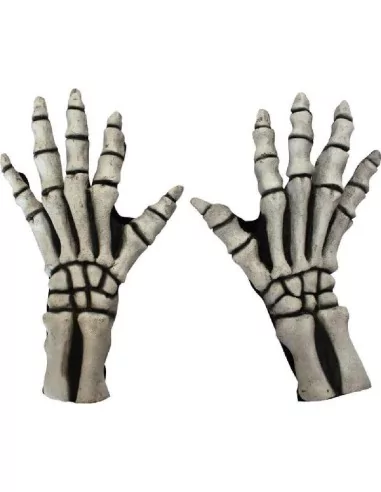 Maske HQ Skeleton Large Gloves (White) Skulls (Totenköpfe)