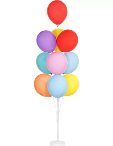 Arbre de 13 ballons 160cm avec base remplissage