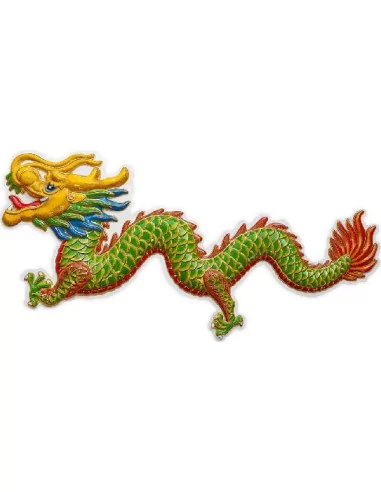 3D Chinesischer Drache Wanddekoration 100cm