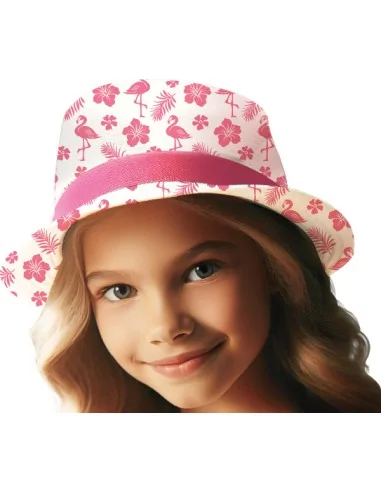 Chapeau d'été rose pour enfant