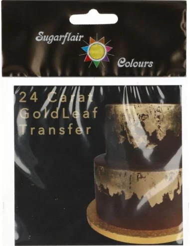 Sugarflair 24 Carat Gold Leaf Transfer