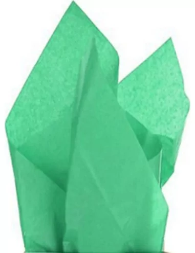 10 Feuilles de papier de soie Vert Pomme