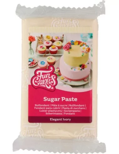 FunCakes Pâte à Sucre Elegant Ivory 250 g