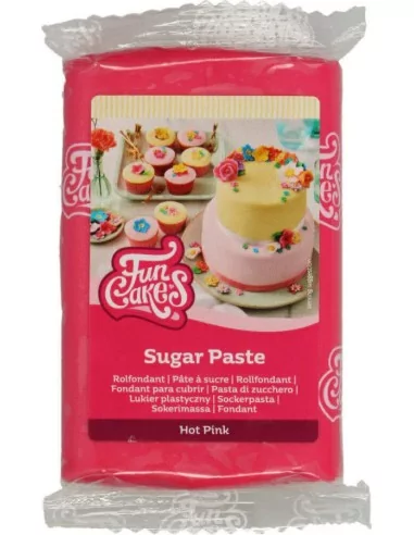 FunCakes Pâte à Sucre Hot Pink 250 g