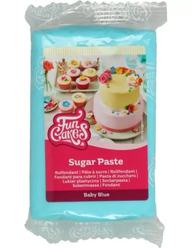 FunCakes Pâte à Sucre Baby Blue 250 g