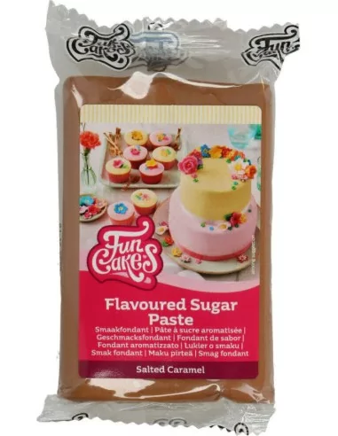 FunCakes Pâte à Sucre Aromatisée Salted Caramel 250 g