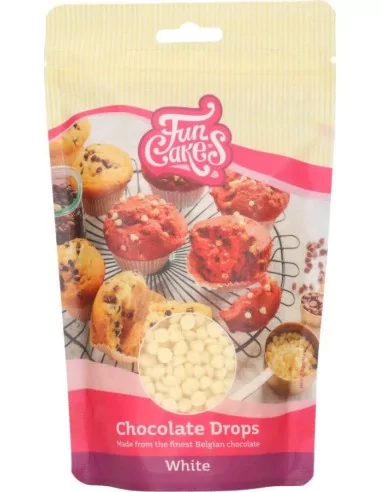 FunCakes Chocolate Drops White 350 g