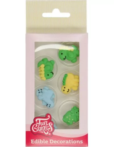 FunCakes Décors en Sucre Dino Set/12