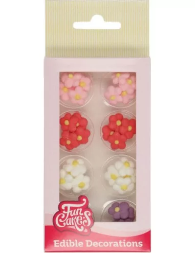 FunCakes Décors en Sucre Petites Fleurs Set/32