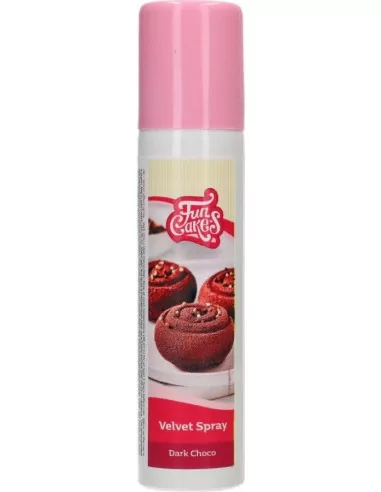 FunCakes Samt-Spray Dark Choco 100 ml