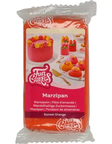 FunCakes Pâte d'Aamande Orange Sunset 250 g