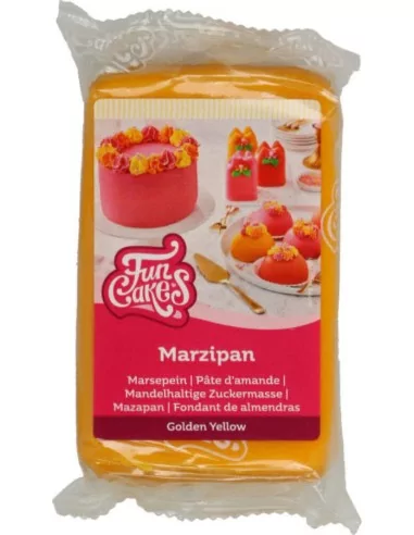 FunCakes Mandelhaltige Zuckermasse Golden Yellow 250 g