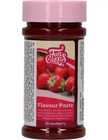 FunCakes Pâte Aromatisante Fraise 120 g