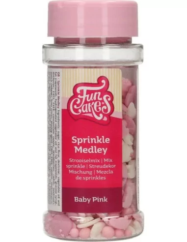 FunCakes Sprinkle Medley Baby Rose 50 g