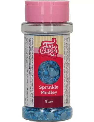 FunCakes Sprinkle Medley Blau 70g