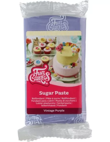 FunCakes Pâte à Sucre Vintage Purple 250 g