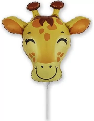 Kleiner Figurenballon Kopf Giraffe