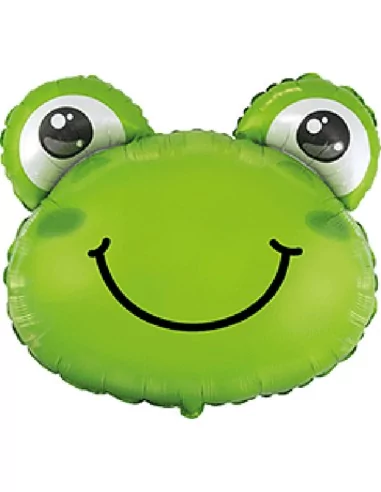 Ballon alu 60cm Tête Grenouille