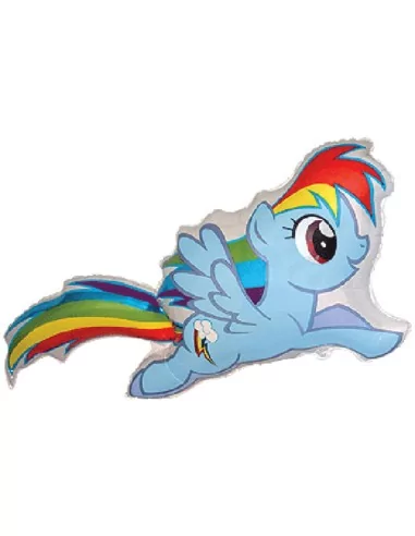 Kleiner Figurenballon MLP Rainbow Dash