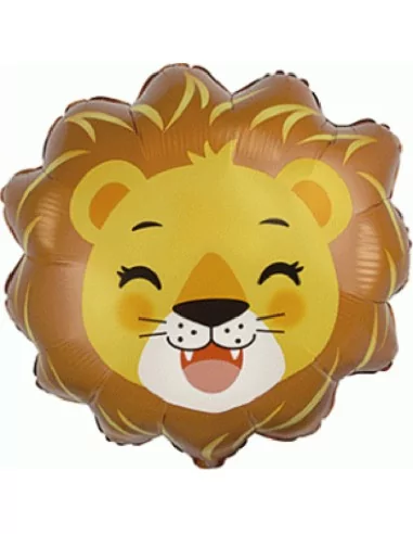 Ballon alu 60cm Tête Lion