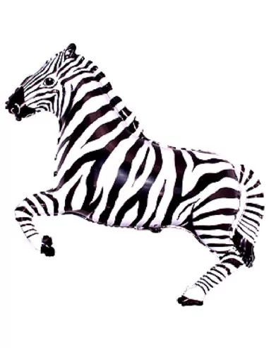 Figurenballon 80cm Zebra