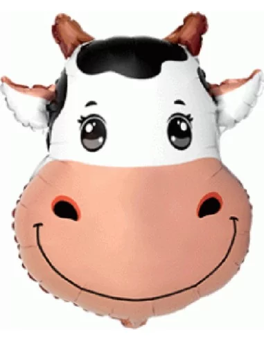 Ballon alu 60cm Tête Vache