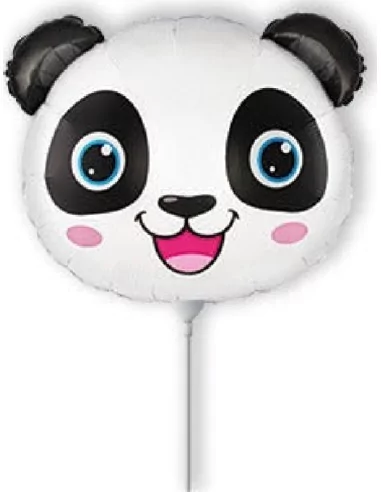 Kleiner Figurenballon Kopf Panda