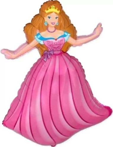 Ballon alu figurine 70cm Princesse