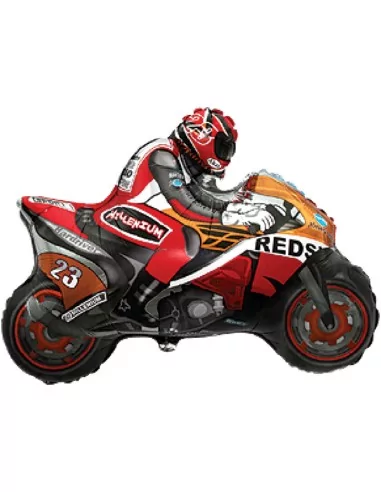 Ballon alu figurine 75cm Moto GP