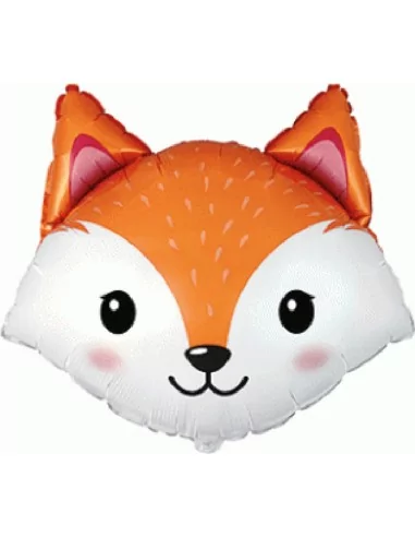 Ballon alu 60cm Tête Renard