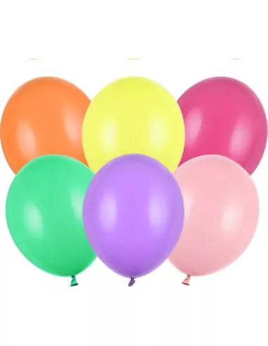 50 Ballons Ø27cm gemischte Farben