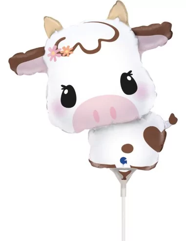 Petit Ballon alu Vache mignonne 27cm