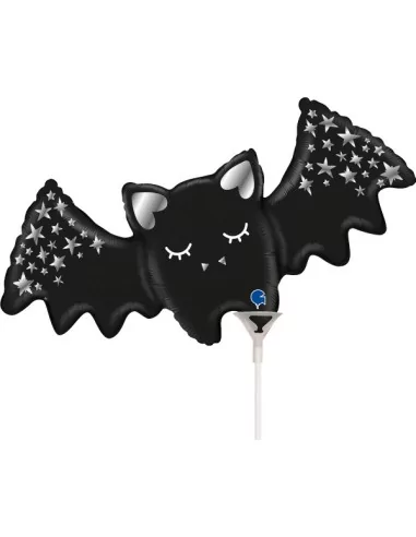 Petit Ballon alu chauve souris brillante 36cm