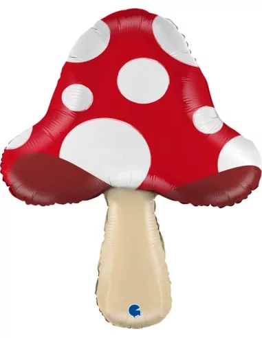 Ballon alu figurine Champignon 65cm