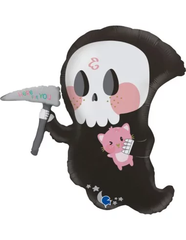 Ballon alu figurine tombe The Cute Death 63cm