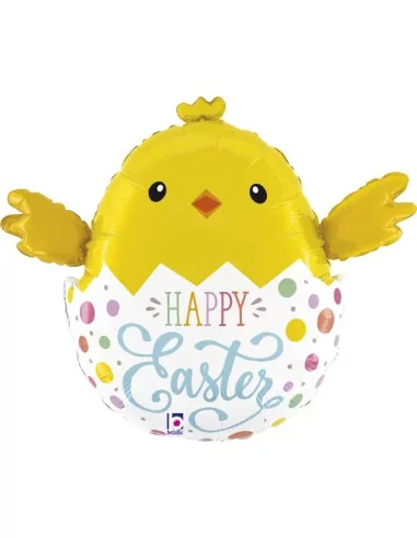 Ballon alu figurine Easter Chick 61cm