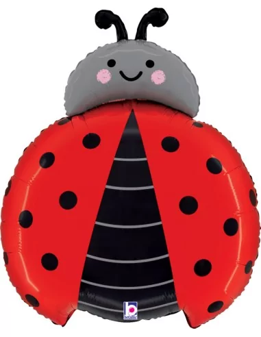 Ballon alu figurine Coccinelle 59cm