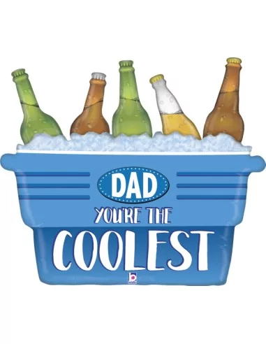 Figurenballon Coolest Dad Cooler 64cm