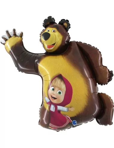 Ballon alu Figurine Masha and The Bear 72cm