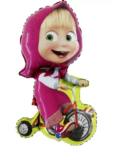 Ballon alu Figurine Biking Masha 79cm