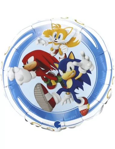 Ballon alu 38cm Sonic