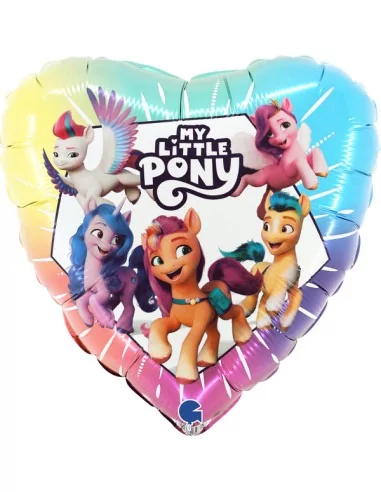 Ballon alu coeur My Little Pony 38cm