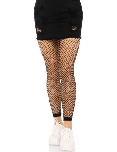 Collants sans pieds Resille noir