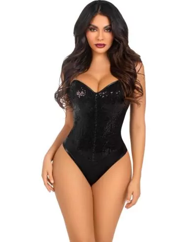 Bodysuite Sequins noir